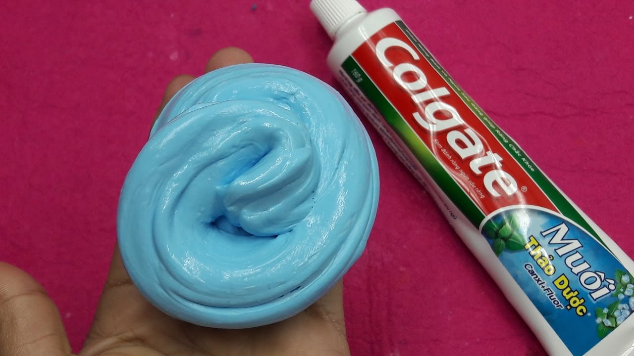 how to make toothpaste slime without glue and activator
